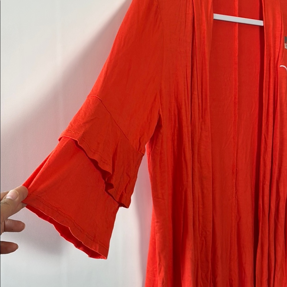 Longhorns Gameday Couture Women's Orange Open Cardigan - Picture 5 of 8